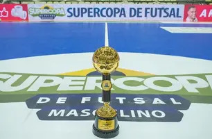 Troféu da Supercopa do Brasil de Futsal (Foto: Divulgação/ CBFS)