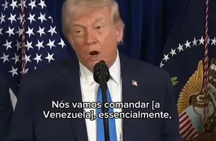 Trump assume que EUA irão comandar exploração de petróleo na Venezuela (Foto: Reprodução)