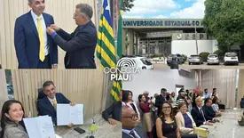 Uespi empossa novo reitor e vice-reitora para o quadriênio 2026–2030 (Foto: Conecta Piauí)