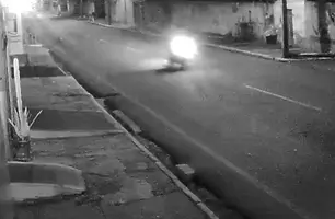 Veja o momento do arrombamento em casa lotérica de Campo Maior (Foto: Reprodução)