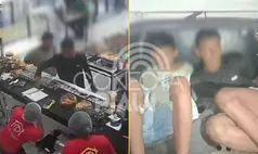 Adolescentes armados assaltam posto e são presos dentro de ônibus no Piauí