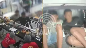 Adolescentes armados assaltam posto e são presos dentro de ônibus no Piauí (Foto: Conecta Piauí)