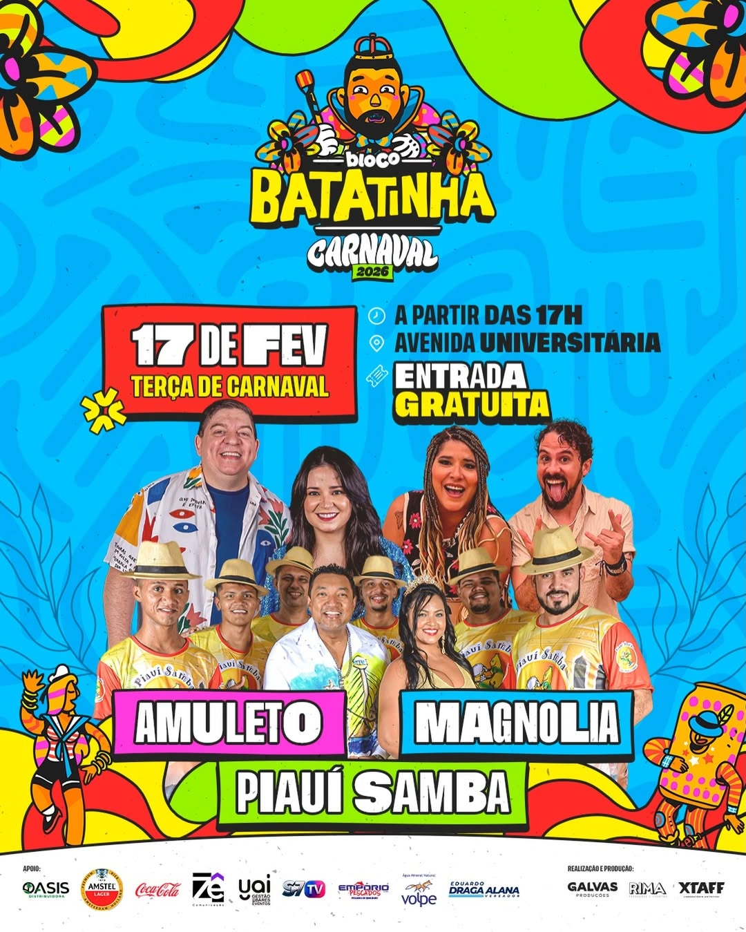 Agenda da folia: confira as festas de Pré-Carnaval e Carnaval em Teresina