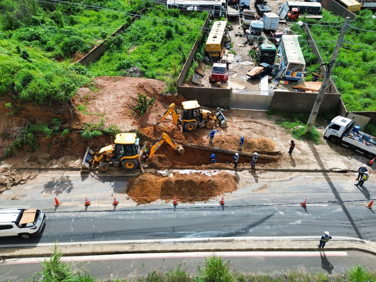 Águas de Teresina conclui reparo e normaliza abastecimento na zona Sul de Teresina
