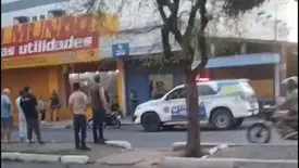 Alarme de lotérica dispara e mobiliza Polícia Militar no Dirceu, em Teresina (Foto: Reprodução)
