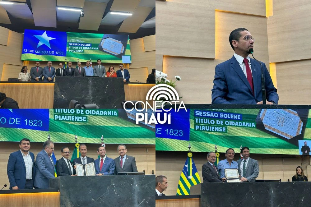 Alepi concede título de cidadania piauiense a Jorge Holanda e Mário Jorge