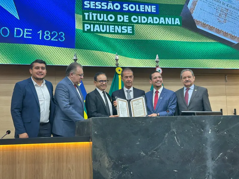 Alepi concede título de cidadania piauiense a Jorge Holanda e Mário Jorge