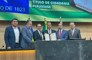 Alepi concede título de cidadania piauiense a Jorge Holanda e Mário Jorge (Foto: Conecta Piauí)