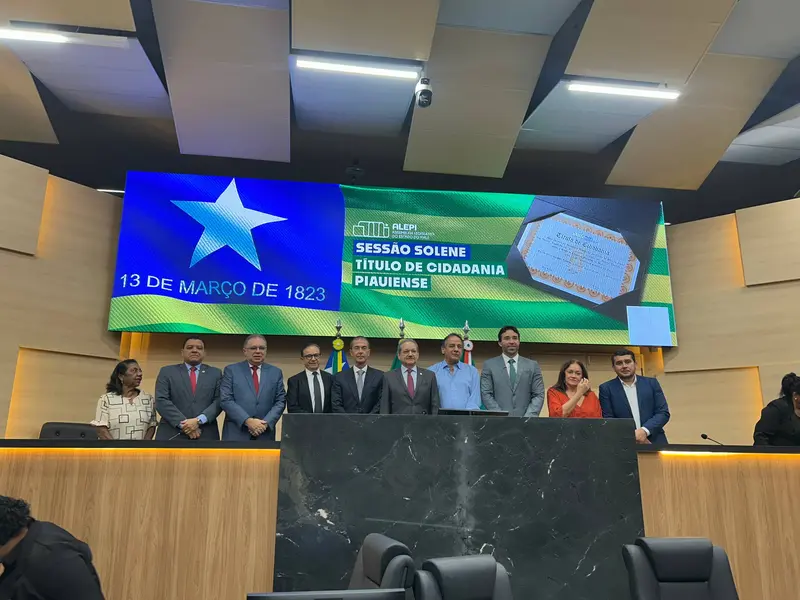 Alepi concede título de cidadania piauiense a Jorge Holanda e Mário Jorge