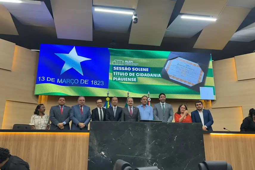 Alepi concede título de cidadania piauiense a Jorge Holanda e Mário Jorge