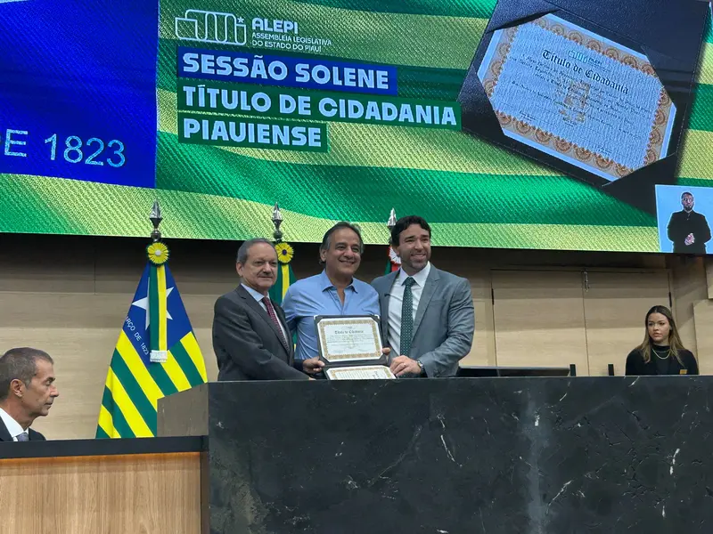 Alepi concede título de cidadania piauiense a Jorge Holanda e Mário Jorge