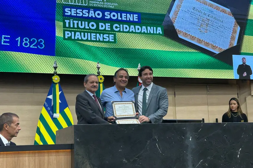 Alepi concede título de cidadania piauiense a Jorge Holanda e Mário Jorge