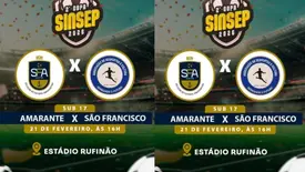 Amarante enfrenta São Francisco pela 2ª Copa SISEP 2026 Sub-17 (Foto: Divulgação)