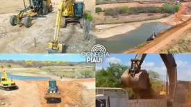 Anísio de Abreu realiza revitalização de açude para reforçar segurança hídrica (Foto: Divulgação)