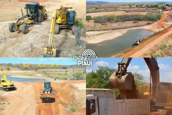 Anísio de Abreu realiza revitalização de açude para reforçar segurança hídrica