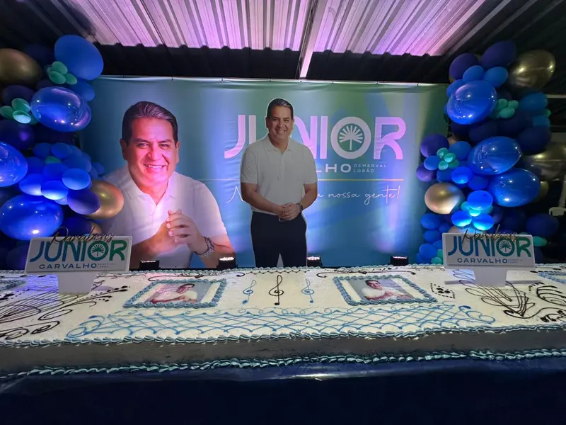 Aniversário de Júnior Carvalho reúne lideranças e comunidade em Demerval Lobão