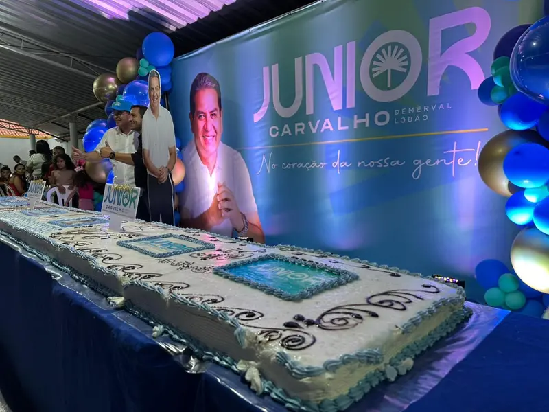 Aniversário de Júnior Carvalho reúne lideranças e comunidade em Demerval Lobão