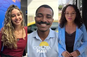 Anna Flávia, Joseph Silva e Luzia Paula (Foto: Conecta Piauí)