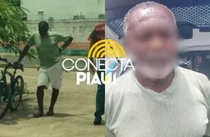 Após 15 anos, homem com mandado por estupro é preso na zona Sul de Teresina (Foto: Repórter 12/Conecta Piauí)