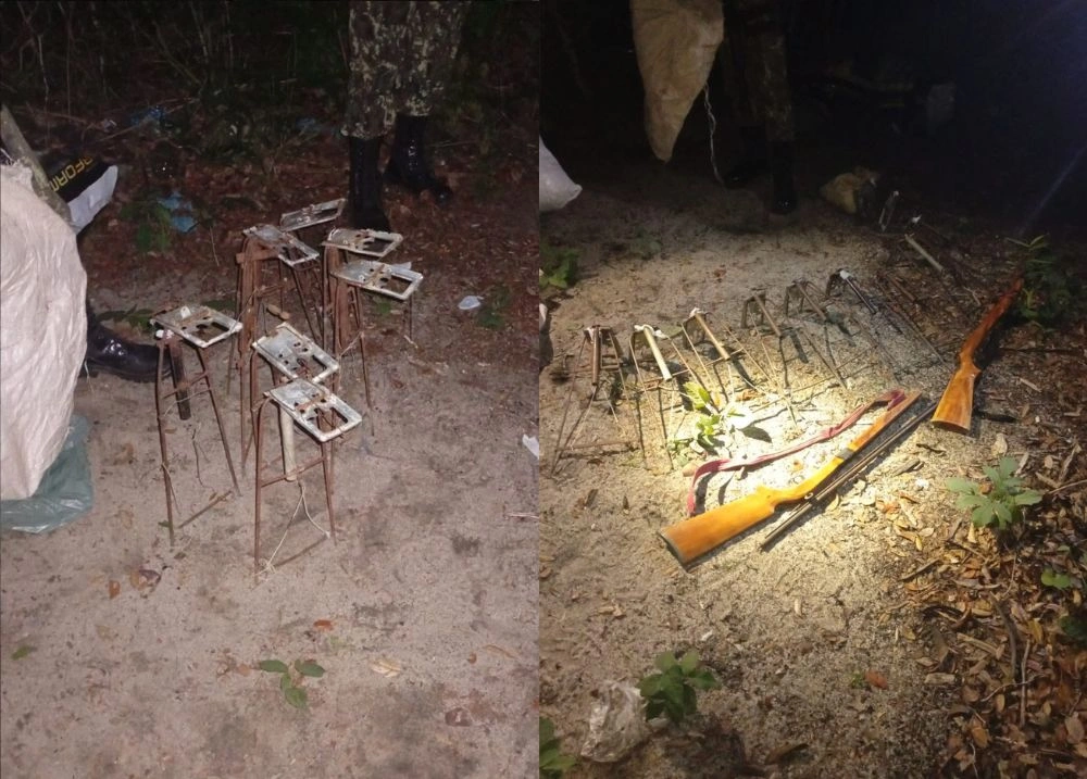 Armas usadas em caça ilegal no Parque Nacional Serra das Confusões são apreendidas