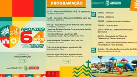 Aroazes celebra 64 anos com esportes, fé e grande festa popular (Foto: Reprodução)