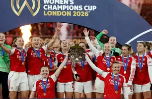 Arsenal vence Corinthians e fatura Mundial Feminino (Foto: REUTERS/Ian Walton)