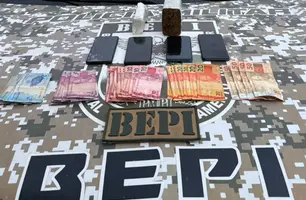 BEPI apreende drogas e celulares em operação em Água Branca (Foto: Reprodução)