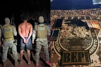 BEPI prende homem com 200 porções de drogas e arma de fogo em Água Branca