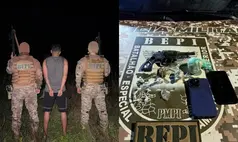 BEPI prende suspeito com drogas e arma de fogo no Centro de Água Branca