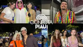 Bloco Stouradas anima a Praça Pedro II no domingo de Carnaval em Teresina (Foto: Conecta Piauí)