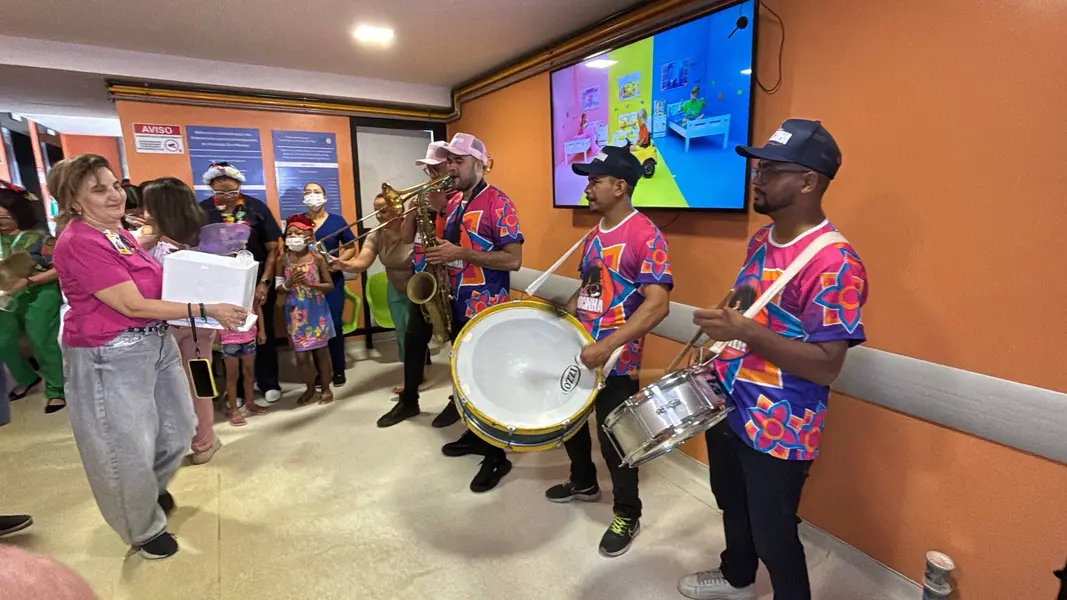 Bloquinho leva acolhimento a crianças no tratamento contra o câncer no São Marcos