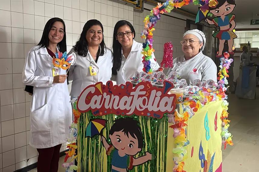 Bloquinho leva acolhimento a crianças no tratamento contra o câncer no São Marcos