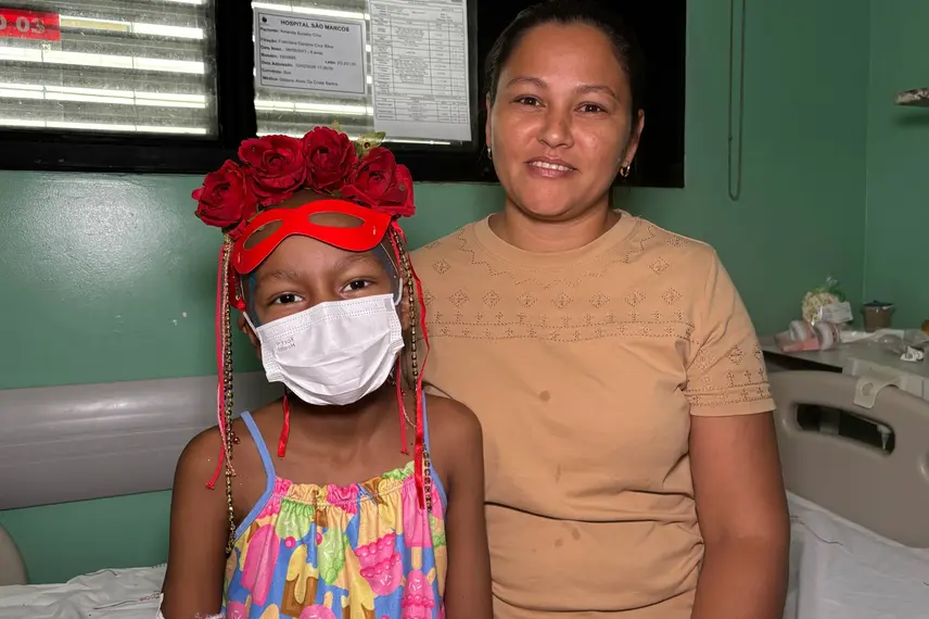 Bloquinho leva acolhimento a crianças no tratamento contra o câncer no São Marcos