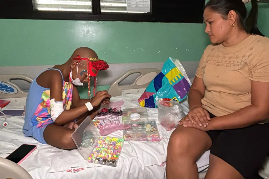 Bloquinho leva acolhimento a crianças no tratamento contra o câncer no São Marcos