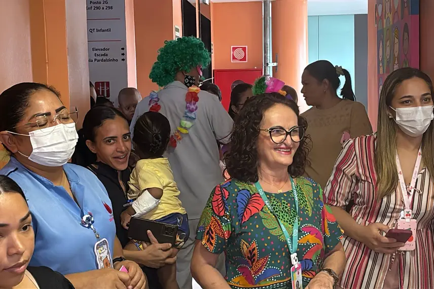 Bloquinho leva acolhimento a crianças no tratamento contra o câncer no São Marcos