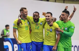 Brasil vence a Argentina e conquista o 12º título da Copa América de Futsal (Foto: Conmebol/Divulgação)