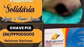 Campanha é realizada para ajudar jovem cadeirante com lesões em hospital de THE (Foto: Reprodução)