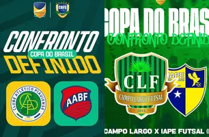 CAP e Campo Largo conhecem adversários na Copa do Brasil de Futsal (Foto: Reprodução)