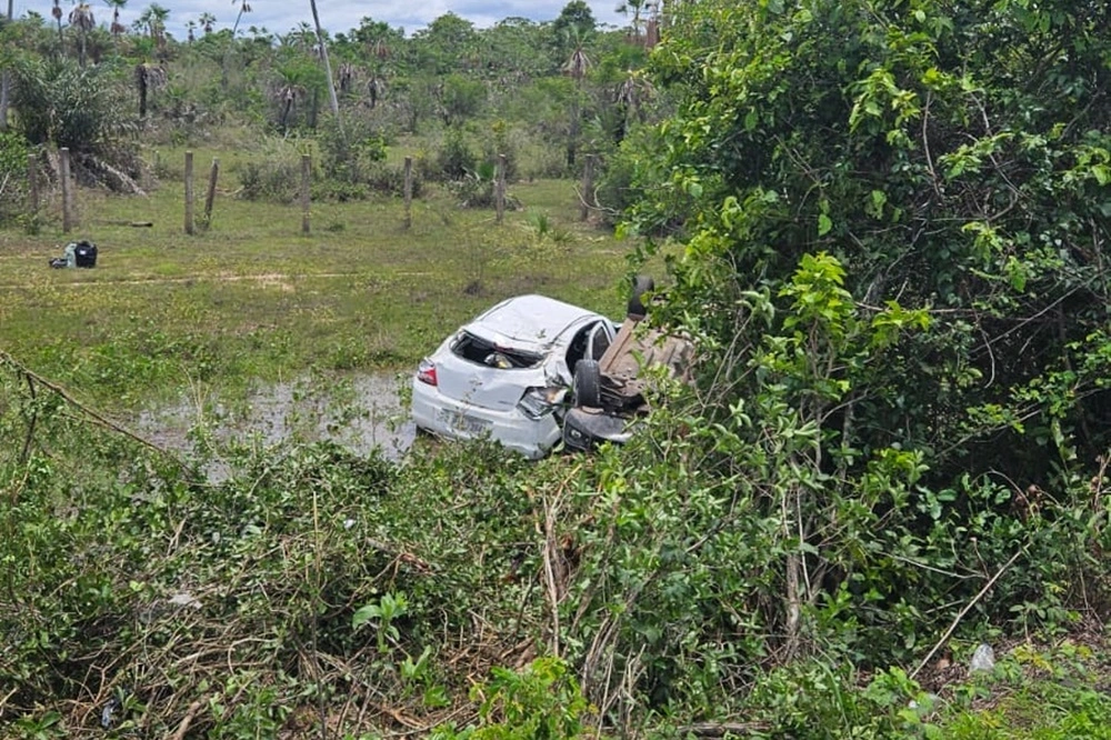 Capotamento é registrado na BR-343, em Campo Maior