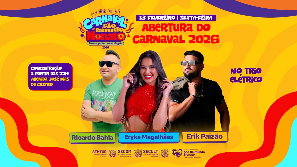 Carnaval de São Raimundo Nonato começa nesta sexta-feira (13)