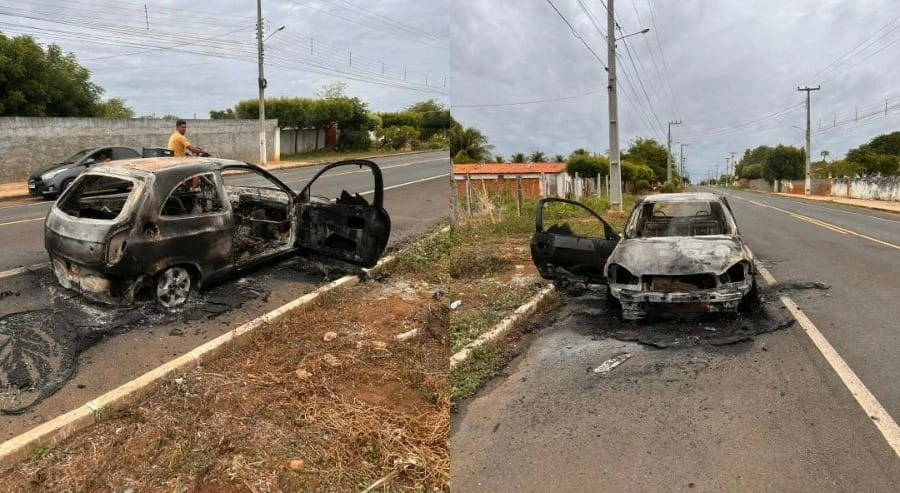 Carro de corredor piauiense é destruído por incêndio durante treino na BR-316