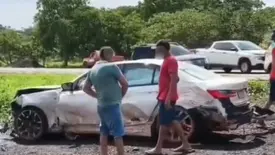 Carro desgovernado atinge barraca e mata vendedora entre Altos e Campo Maior (Foto: Reprodução)