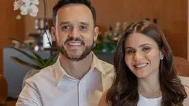 Casal  Edson Mesquita e Jessica Maria estão grávidos do primeiro filho (Foto: Instagram)