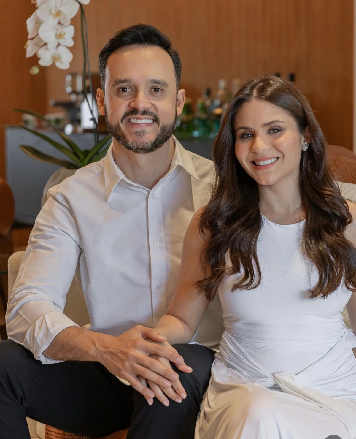 Casal  Edson Mesquita e Jessica Maria estão grávidos do primeiro filho