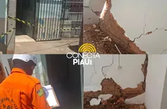 Casas são interditadas após risco de desabamento ser identificado em Oeiras