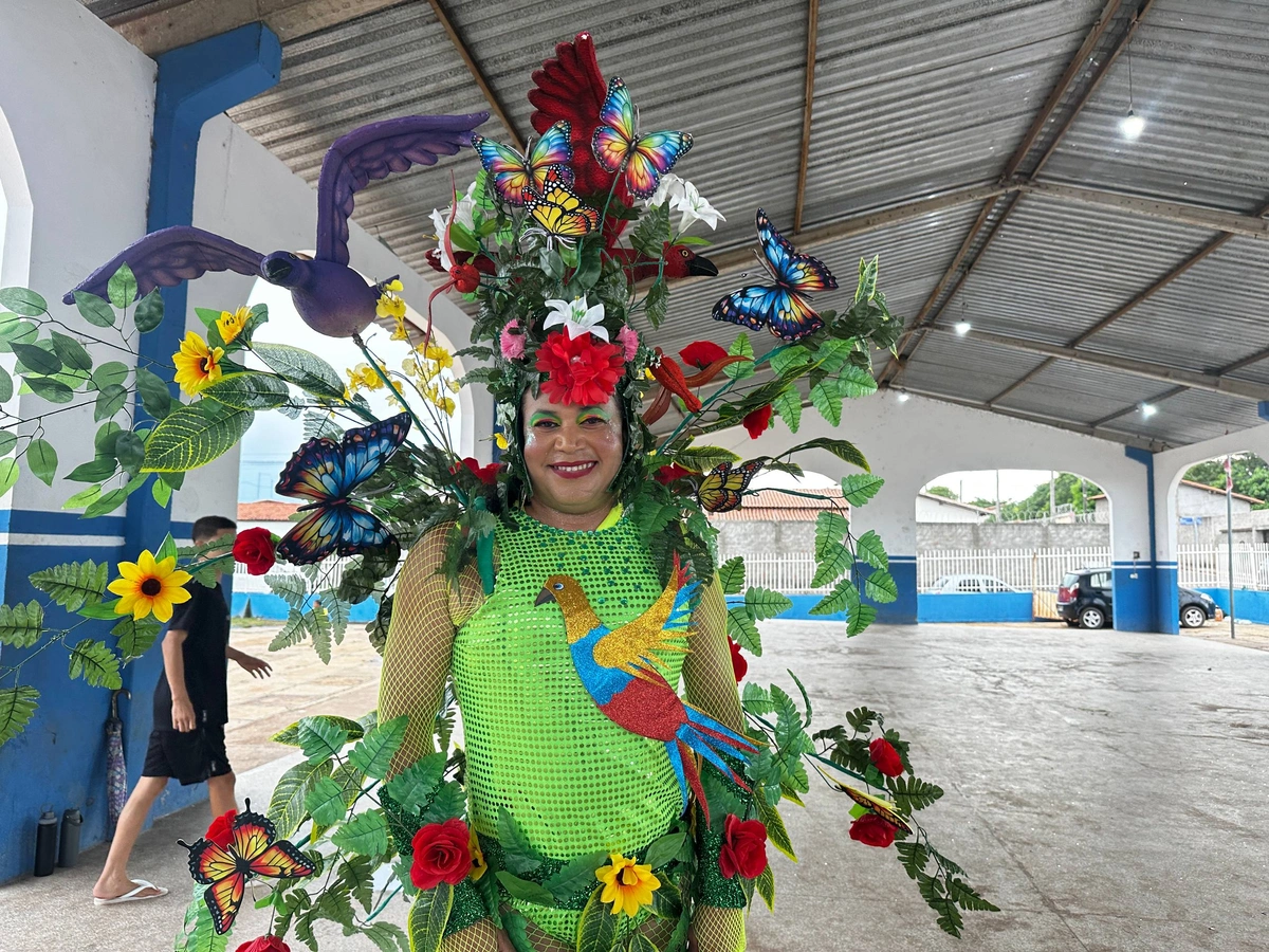 Chibica, que representou a Mãe Natureza