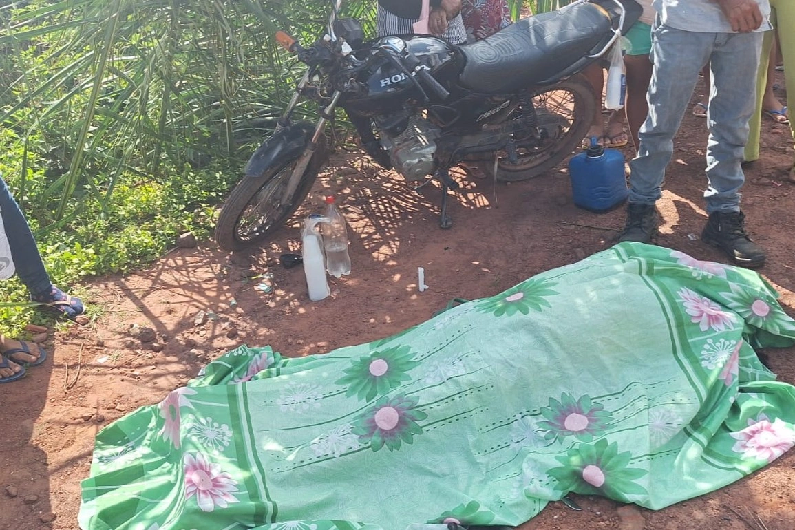 Colisão entre motos mata homem e deixa mulher ferida na zona rural de Miguel Alves