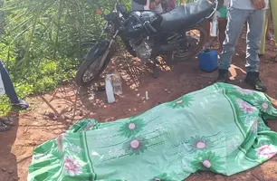 Colisão entre motos mata homem e deixa mulher ferida na zona rural de Miguel Alves (Foto: Reprodução)