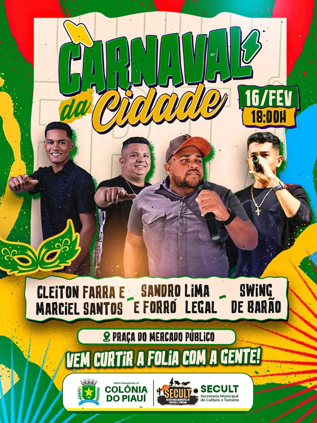 Colônia do Piauí divulga atrações do Carnaval da Cidade