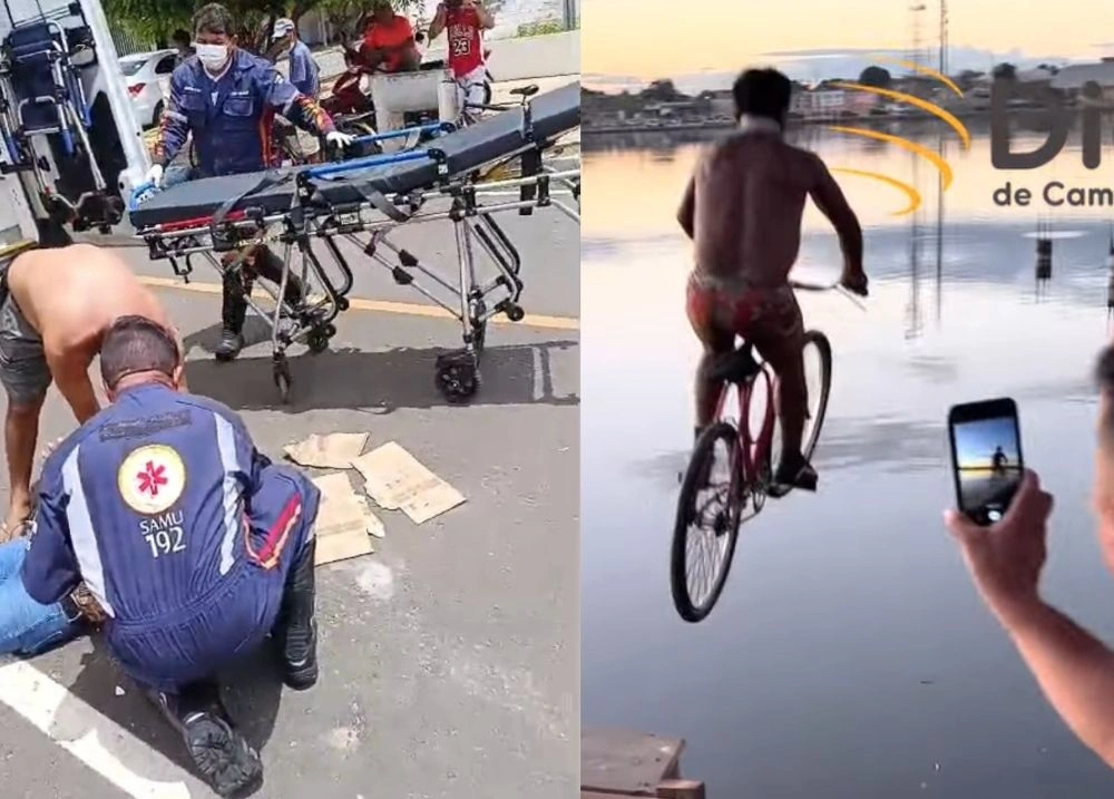 'Cowboy', astro de Campo Maior, sofre acidente de bicicleta e é socorrido